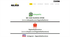 Desktop Screenshot of bigsizefashionstore.com